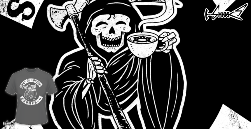 Sons of Coffee T-shirts - Designed by: Boggs Nicolas