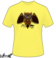 new t-shirt Steam punk owl