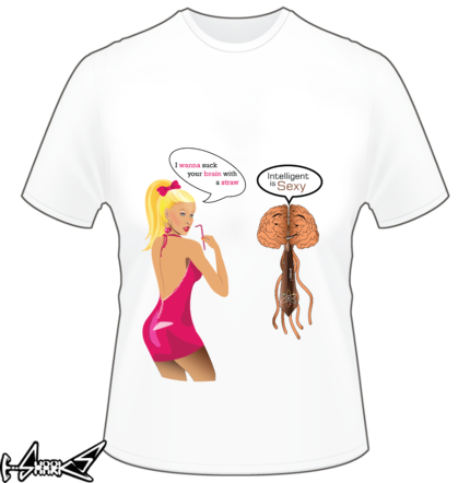 vendita magliette - #intelligent is #sexy