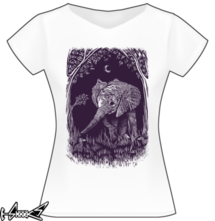 new t-shirt Night Elephant