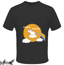 new t-shirt Making rainbows