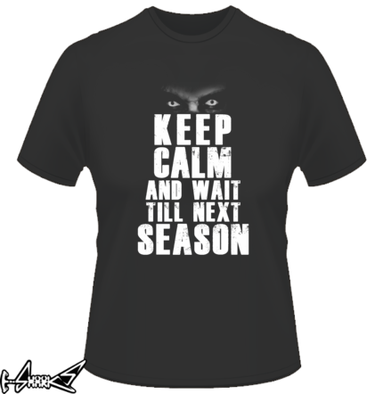 vendita magliette - Keep Calm and Wait Till next season 