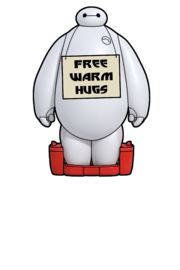 Free Warm Hugs from Baymax