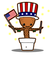 Star-spangled Groot