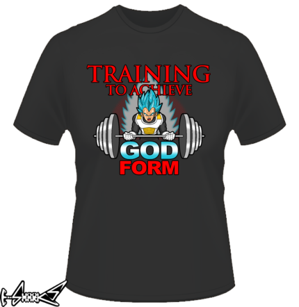 vendita magliette - Training to achieve God Form