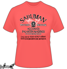 new t-shirt Saruman Psychic network ad