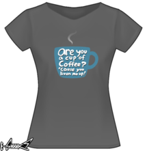 new t-shirt Coffee pickup line