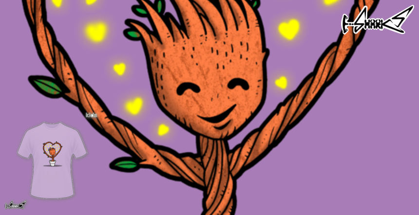 Articoli Bambini Groot Loves You - Disegnato da : Boggs Nicolas