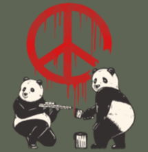 magliette t-sharks.com - Pandalism 2 - Peace Sign