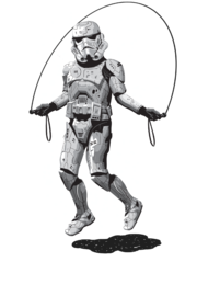 Stormtrooper Skipping