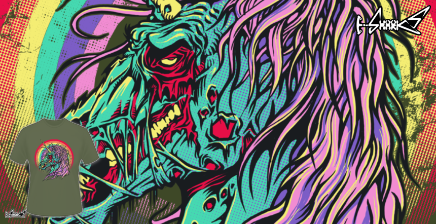 unicorn zombie T-shirts - Designed by: Branko Ricov