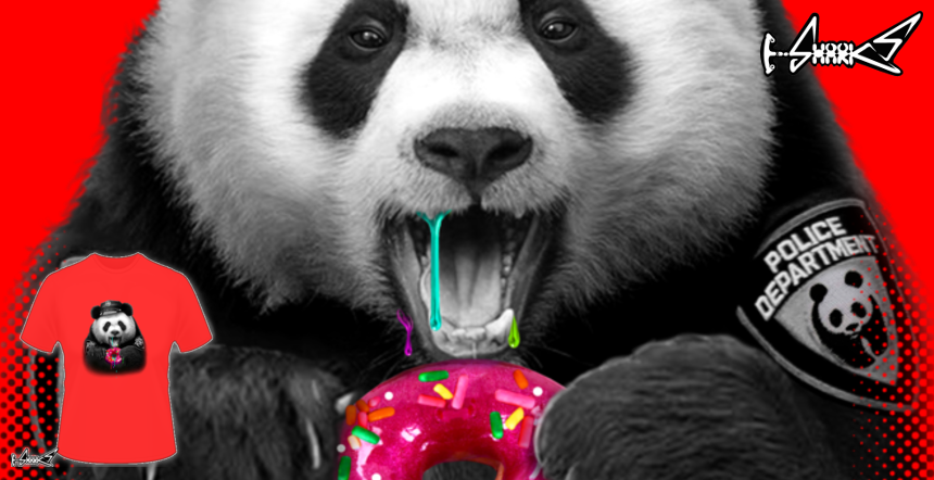 Donut Panda T-shirts - Designed by: ADAM LAWLESS