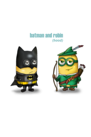 Batman and Robbin (hood)