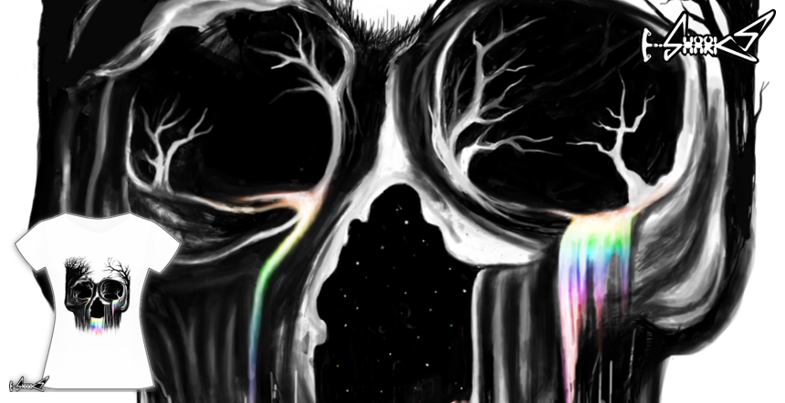 Life Flowing Skull T-shirts - Designed by: Catherine Jose