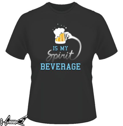vendita magliette - Beer is my spirit beverage