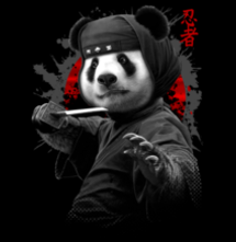 magliette t-sharks.com - NINJA PANDA