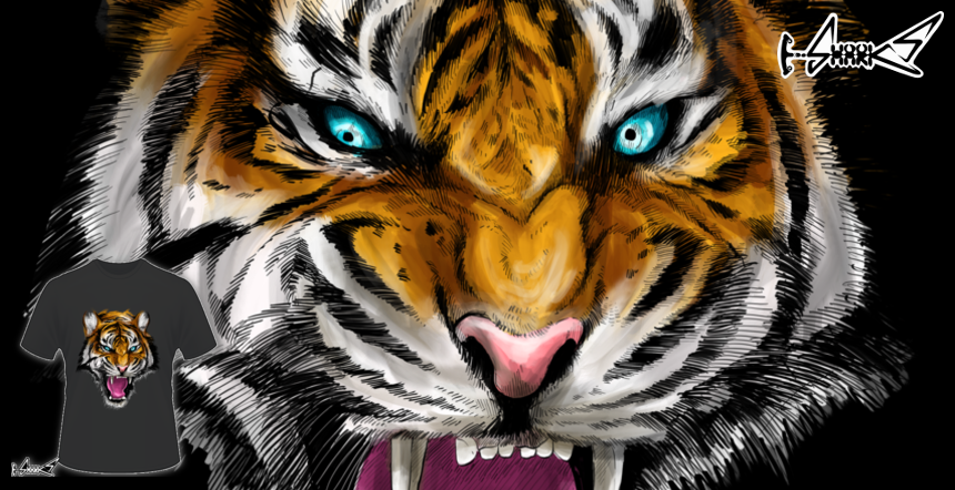 Ferocious Tiger T-shirts - Designed by: Lou Patrick Mackay