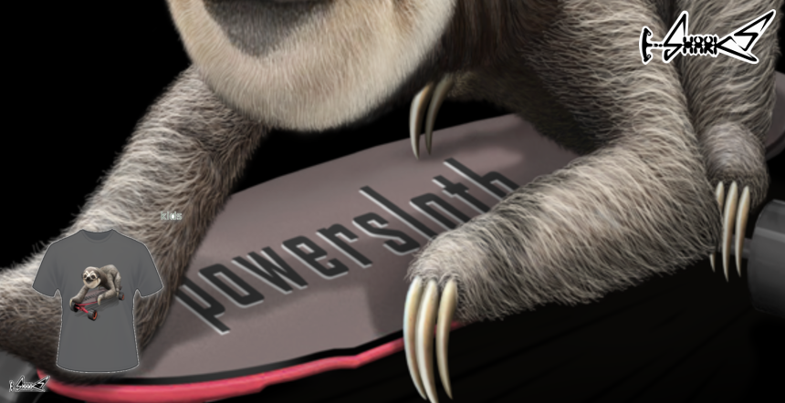 SLOTH ON SKATEBOARD Kids Products - Designed by: ADAM LAWLESS