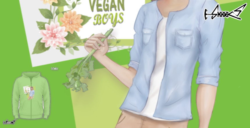 I Love Vegan Boys Kids Products - Designed by: Karin Kop