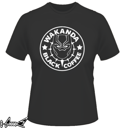 vendita magliette - Wakanda Black Coffee
