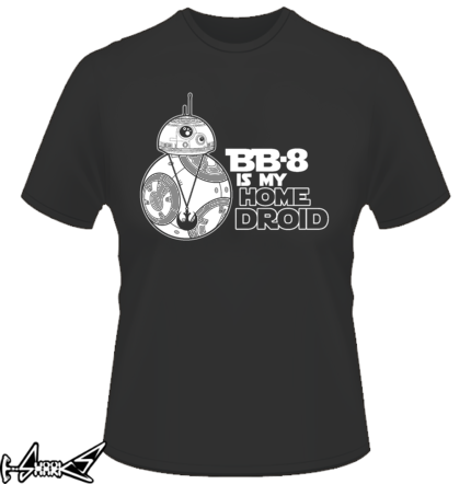 vendita magliette - BB-8 is my Homedroid