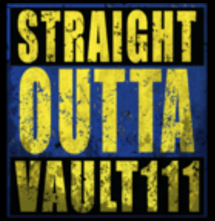 magliette t-sharks.com - STRAIGHT OUTTA VAULT 111