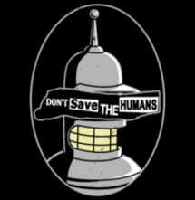magliette t-sharks.com - Don't save the humans
