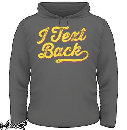 vendita magliette - I #Text Back