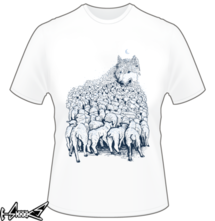 new t-shirt Wolf mountain
