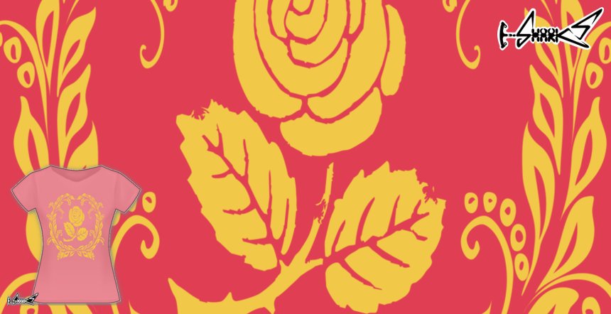 Magliette rose heraldry - Disegnato da : Grunge Style