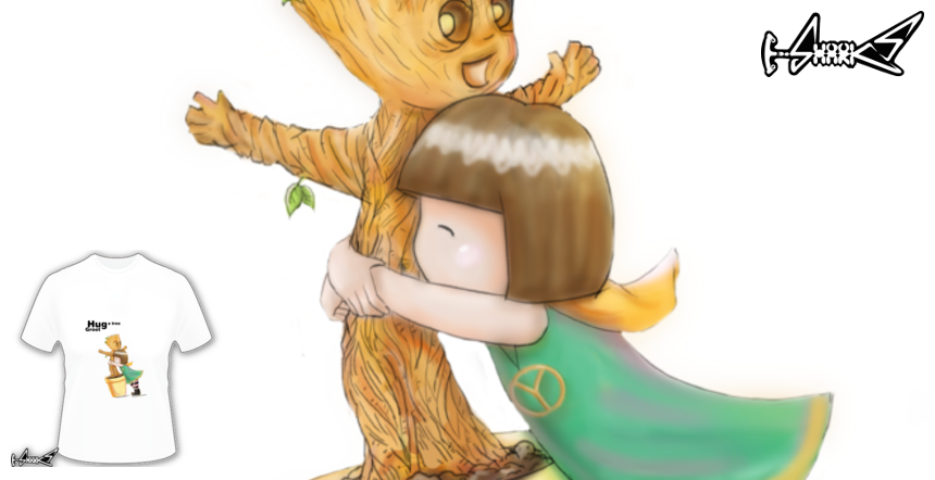 Magliette Hug Groot - Disegnato da : Karin Kop