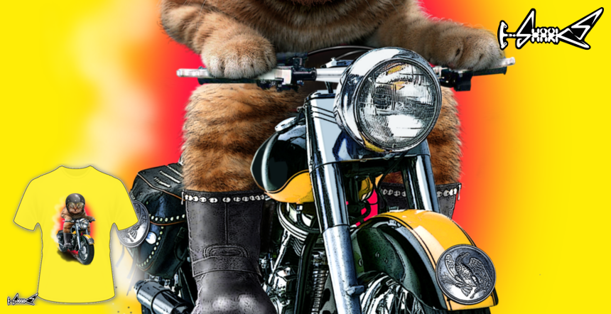 Magliette Cat Rider - Disegnato da : ADAM LAWLESS