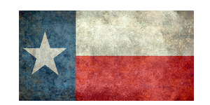 Vintage Texas state flag