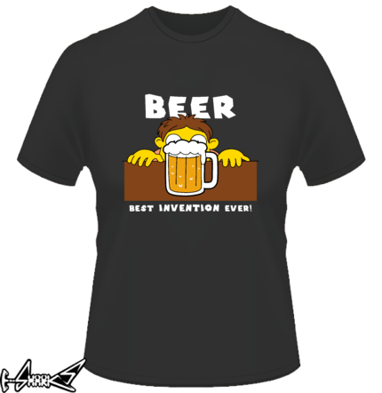 vendita magliette - Beer, best Invention Ever! 