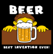 magliette t-sharks.com - Beer, best Invention Ever! 