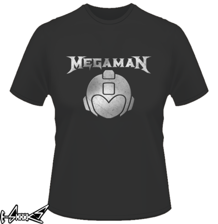 vendita magliette - Megaman Megadeth parody