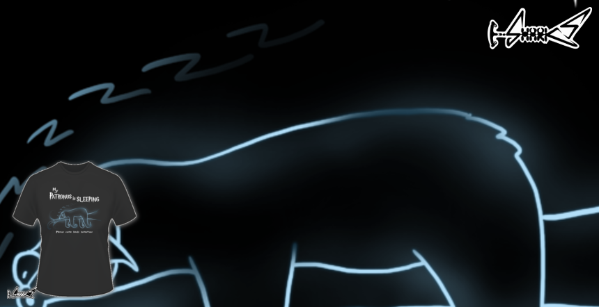 Magliette My patronus is sleeping - Disegnato da : Boggs Nicolas