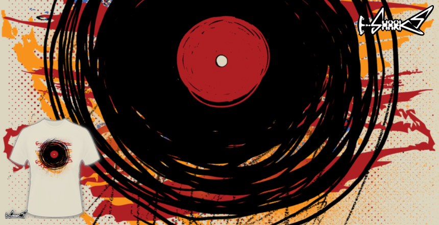 Magliette Vinyl Records DJ Music Oldies  - Disegnato da : DDTK