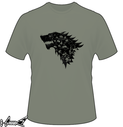 vendita magliette - #stark #wolves
