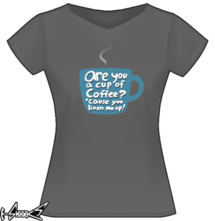 t-shirt Coffee pickup line online