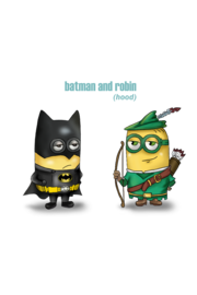 Batman and Robbin (hood)