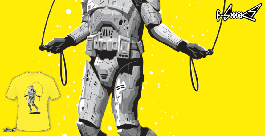 Magliette Stormtrooper Skipping - Disegnato da : ADAM LAWLESS