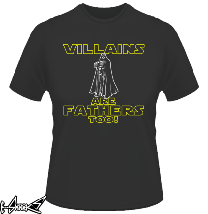 vendita magliette - Villains are fathers too!