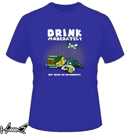 vendita magliette - Drink Moderately