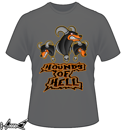 vendita magliette - Hounds of Hell