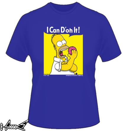 vendita magliette - Homer can d'oh it!