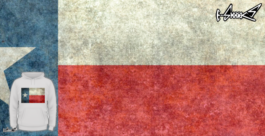Vintage Texas state flag Hoodies - Designed by: Bruce Stanfield
