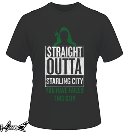 vendita magliette - Straight Outta Starling City
