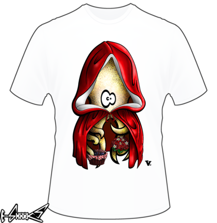 vendita magliette - Little Red Riding Octopy