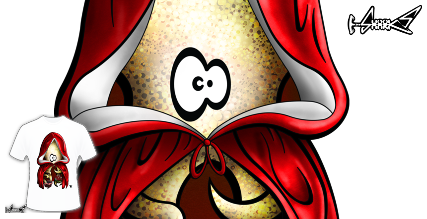 Magliette Little Red Riding Octopy - Disegnato da : Super Poulpe